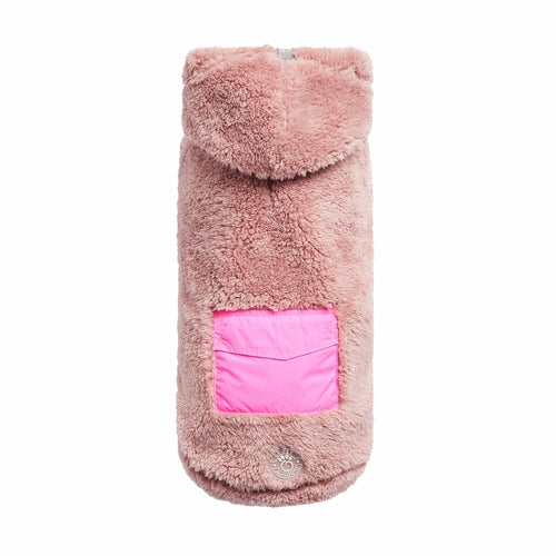 Cozy Hoodie - Pink | Ultra-Soft Sherpa Fleece Dog Hoodie!