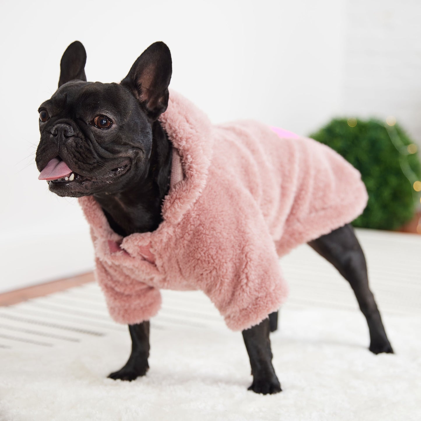 Cozy Hoodie - Pink | Ultra-Soft Sherpa Fleece Dog Hoodie!