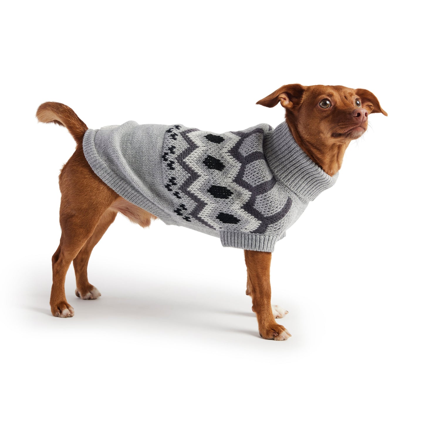 Heritage Sweater - Grey Mix | Vintage Dog Turtleneck!