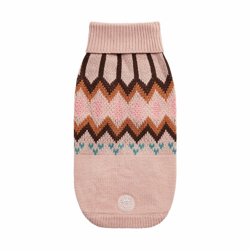 Heritage Sweater - Pink | Vintage Dog Turtleneck!