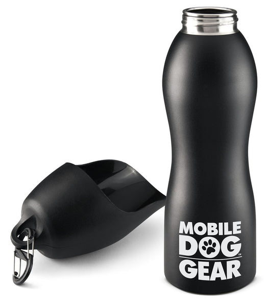 Botella de agua de acero inoxidable de 25 oz de Mobile Dog Gear: ¡hidratación en movimiento!