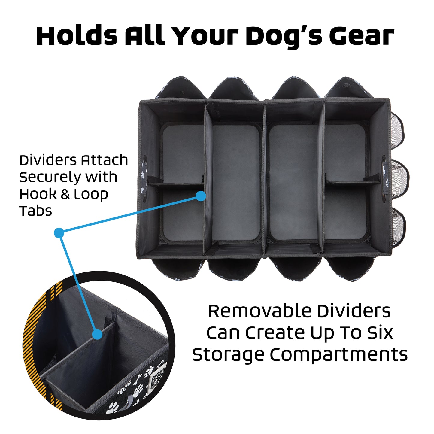 Organizador plegable Mobile Dog Gear: ¡almacenamiento portátil para artículos esenciales para mascotas!